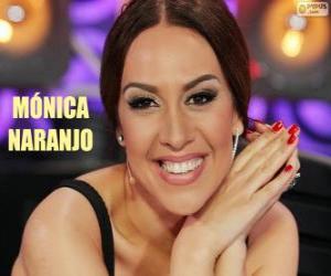 пазл Моника Наранхо, испанская певица